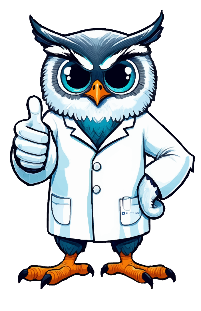 Dr. Hoo pointing
